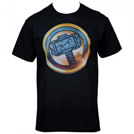 Thor Mjolnir Golden Emblem T-Shirt